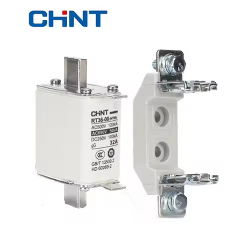 CHINT Fuse Core RT36-00 NT00 6A 20A 25A 32A 40A 50A 63A 80A 100A 125A 160A 200A 250A 300A NT1 NT2 NT