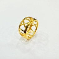 22k / 916 Gold Roman Ring Wide