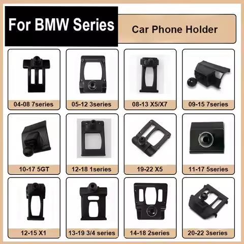 For BMW 1 2 3 5 7 Series F20 F30 F34 F07 G30 G11 X1 X2 X3 G01 X4 G02 X5 F15 Car Phone Holder Base Br