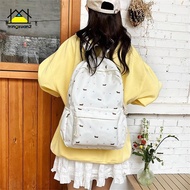 mingxuan2 Cute Printed Puppy Dachshund College Style Bapa Student Schoolbag Portable Large Capacity 