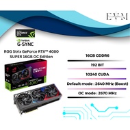 ROG Strix GeForce RTX™ 4080 SUPER 16GB GDDR6X OC Edition