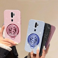 YBD Phone Case For OPPO A9 A5 2020 A52 A92 A8 A31 2020 Rotating USD Bracket Glitter Hard Shell Heigh