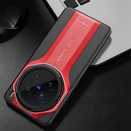 Sang Trọng Vải Tĩnh Mạch Silicone Ốp điện thoại cho Vivo X200 Pro/X200/X200Pro Mini Mềm Sơn TPU Bìa 