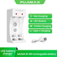PUJIMAX battery charger AA battery AAA battery 9V battery NI-MH battery rechargeable battery