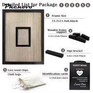 [Phenovo] Wedding Guest Book Message Board Wedding Sign for Anniversary Wedding Party