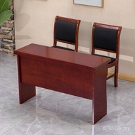 Desk 1.2m Table Solid Wood Chair Conference Table Training Combination Leather 1.8m Conference Paint