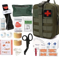 Survival First Aid Kit ชุดเกียร์กลางแจ้งชุดฉุกเฉินการบาดเจ็บกระเป๋าอุปกรณ์ตั้งแคมป์ฉุกเฉิน IFAK Adve