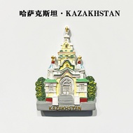 The Cathedral of Ascension in Almaty, Kazakhstan Refrigerator Magnets Stickers 3D Resin Handmade Ref