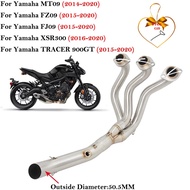 For Yamaha MT09 FZ09 FJ09 XSR900 TRACER 900 GT 2014 - 2020 Motorcycle Exhaust Escape Systems Modify 