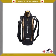 Thermos Water Bottle Vacuum Insulated Sports Bottle 1L Black Orange Cooling Only FHT-1001F BKOR