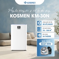Máy Lọc Không Khí Và Hút Ẩm Kosmen KM-30N Lọc Chuyên Sâu Sấy Quần Áo Kết Nối Wifi Bằng App - Hàng C