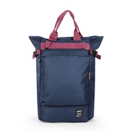 Rubyshop.id - 2-in-1 Tote Bag - Unisex Navy Backpack, College Bag, Fits Laptop