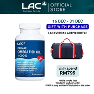 [Expiry Apr 2027] LAC Primax Omega Fish Oil + CoQ-10 (60 Enteric Coated Softgels) for Blood Pressure