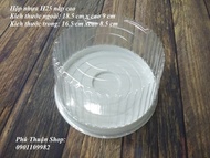 BỘ 50 HỘP NHỰA TRÒN ĐỰNG BÁNH ĐẾ TRẮNG NẮP CAO 16.5 CM X CAO 85 CM - H25 CAO