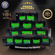 OSIMA Car Battery Bateri Kereta | NS40 NS60 NS70 DIN55 DIN66 DIN100 S95 Q85 M42 75D23L NX120 LN2 LN3