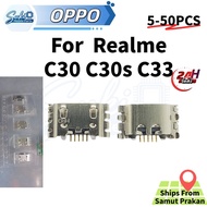 5-50PCS Charging Port Empty Realme C30 C30s C33