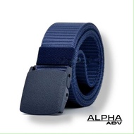 Ikat Pinggang Pria ALPHA Outdoor Tactical Military Anti Metal Detector Canvas Nilon