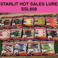 STARLIT SSL808 6CM/8CM MINNOW SHAD 18X TOUGH SOFT PLASTIC FISHING LURE