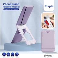 【Agate Design】Magnetic Folding Mobile Phone Holder Stand Self-adhesive Invisible Portable Phone Brac