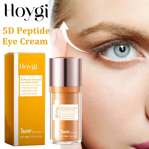 5d Peptide Eye Cream 15ml Anti Wrinkle Eye Treatment For Dark Circles Puffiness Under Eye Cream Mois
