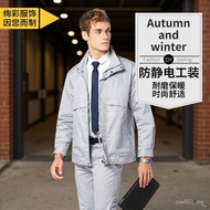 Overall Printing Anti-Static DYC-04 Reflective Strip Overalls Ready Stock Overalls LOGO Embroidered 