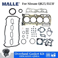 QR25 D23F Engine Overhaul Gasket Kit For Nissan Navara 2.5L Auto Car Accessories A0101-4JM0A Full Cy