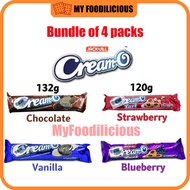 Jack n Jill Cream-O Sandwich Cookies and Tart (132g & 120g)
