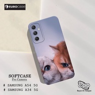 Case Hp Samsung Galaxy A54 5G/Samsung Galaxy A34 5G - Fashion Case Cat - Casing Samsung A54 5G/Samsu