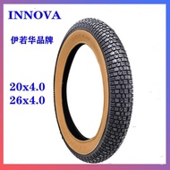 INNOVA Enohua Tire Bicycle20x4.0Beach Bike Tire26x4.0Red Edge Fat Tire
