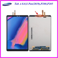 อะไหล่ Samsung Galaxy Tab A 8.0S-Pen 2019P200P205/สายแพร/ลำโพงหูฟัง/แบตเตอรี่ EB-BT355ABE/หน้าจอ LCD
