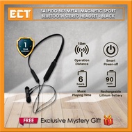 Salpido B03 Metal Magnetic Sport Bluetooth Stereo Headset with Build-in Mic