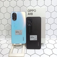 Termurah Oppo A18 4/128Gb Second Fullset Bergaransi Hp Second Bekas Fullset Grab/Gosend