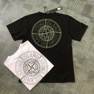 Premium Cotton READY STOCK Stone Island Logo TEEA Stone Island Classic Print Design Short Sleeve Tsh