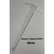 Astar Pembaris T Plastik / Plastic T Square Ruler/Transparent T Square Drawing Ruler  60cm (TR701)