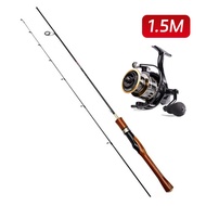 คันเบ็ดตกปลา คันเบ็ด ul 1.5M/1.68M/1.8M คันเบ็ด สปิน คันอาชิโน่โลคอล คันสปินนิ่ง คันเบ็ดตกปลา ASHINO