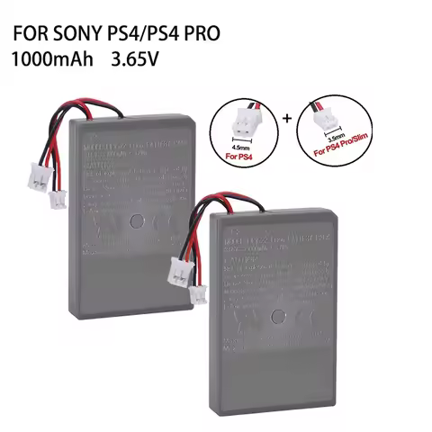 PURFIELD 1000mAh PS4 PS4Pro Battery Replacement for Sony Playstation 4 Dualshock 4 V1 V2 Controller 
