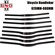UNO Bicycle Handlebar MTB Bike Handlebar 31.8MM 620/640/680/720/740/760mm Handlebar Bicycle Rise Fla