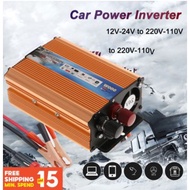 500W Solar car Power Inverter Converter 24V to 220V Cars Voltage Inverter for Solar Inverter Home Ap