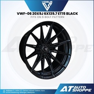 Vogue VWF-06 20x9J 6x139.7 ET15 Black (1 Piece) 4x4 Rims