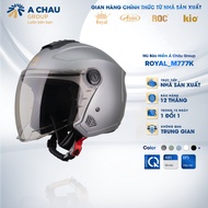 [Manufacturer] Genuine Royal M777K Tea 3/4 Goggles Helmet, Motorcycle Helmet for Men and Women