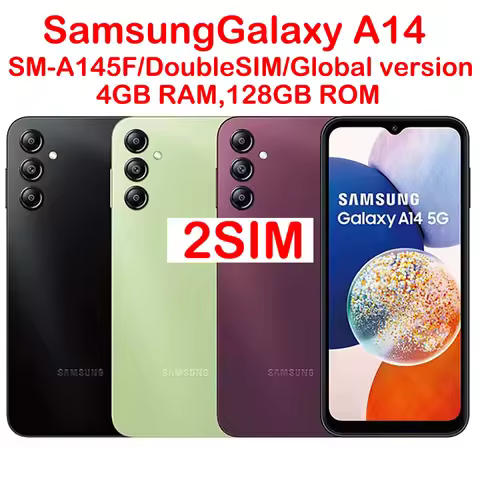 Samsung Galaxy A14 5G A145F Android smartphone 6.6-inch global version 6GB RAM 128GB ROM Samsung And