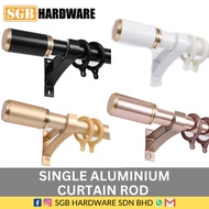 Ara Rod Langsir/Kayu Langsir Aluminium Alloy Single (Aluminium Curtain Rod Single Complete Set)