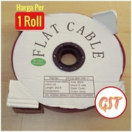 Grey Ribbon Cable 16 Pin 1 Roll Awg 28 Cable Running Text