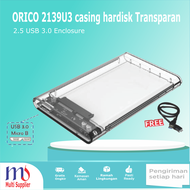 ORICO 2139U3 casing hardisk Transparan 2.5 USB 3.0 Enclosure
