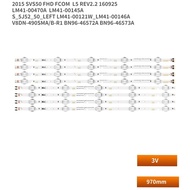 8pcs/set led backlight strip for samsung UN52J5200/UN49J5290AF/UA49M5000AUA49N5300AG Strip Light 201