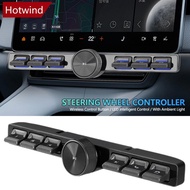 HOTWIND Smart Car Steering Wheel Controller Wireless Control Button 7 Keys LED Intelligent Control V