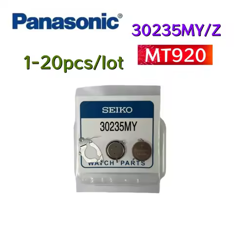 Panasonic MT920 30235MY Capacitor MT-920 3023.5MY 3023-5MY watch battery for Seiko Kinetic Watch 5M2