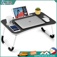 Foldable Laptop table/mini Desk Study Table 60x40cm wooden computer table for study kids Foldable St
