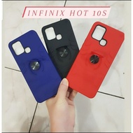 Case Infinix Hot 10,Hot 10S,Infinix S5/S5 Lite Case Thunder Plus Ring