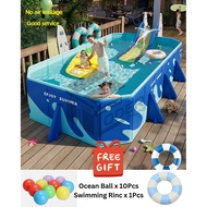 LODER 2025 New Version Large Frame Water Play Pool Foldable Outdoor Kids Family Baby Swimming Pool w